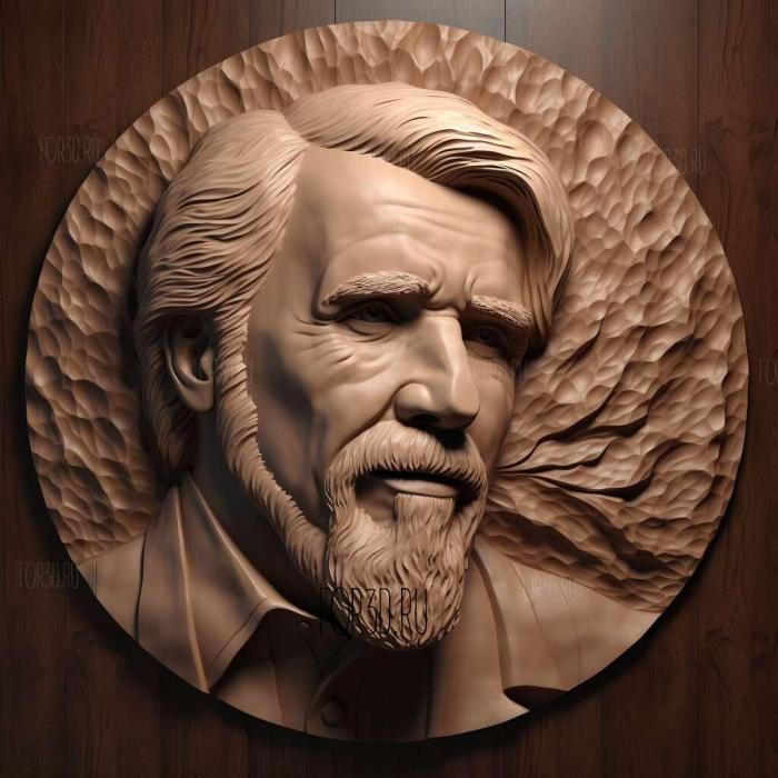 Kenny Rogers 1 stl model for CNC